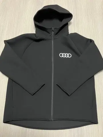 [ 미사용품 ] 아우디 스트레치 후드티 블랙 XL