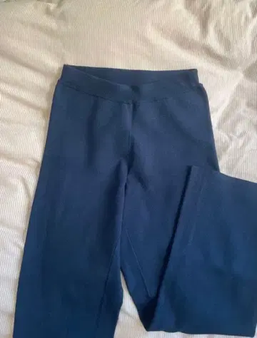 IENA 니트 팬츠 네이비 36