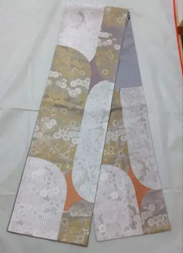 다색 꽃무늬 후쿠로 오비