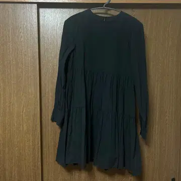 아줄바이마우지 블랙 긴팔 튜닉, 원피스