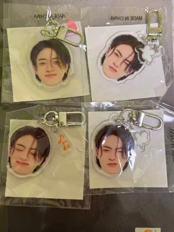 treasure 하루토 희로락 얼굴 아크릴 키링 캡슐 토이