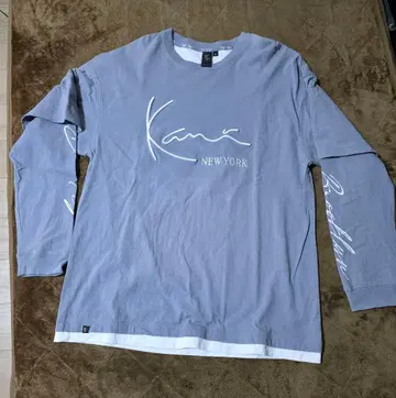 KARL KAN 그레이 긴팔 셔츠