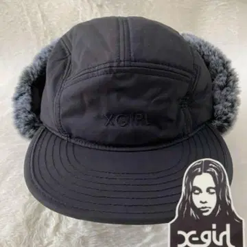 XGIRL 블랙 도그 이어 제트 캡 플라이트 캡 귀마개