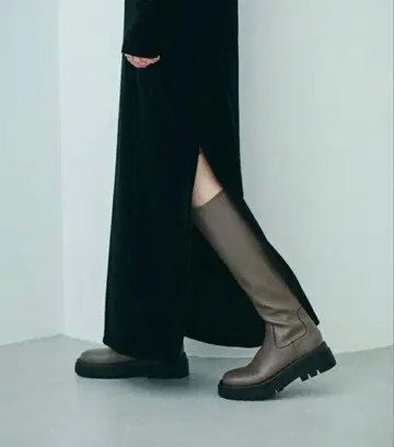 볼륨 밑창 스트레치 롱 부츠 ADAM ET ROPE' FEMME