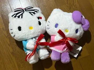 My 헬로키티 안아 포즈 인형 BIG 타입2 타입3 리본 카드놀이