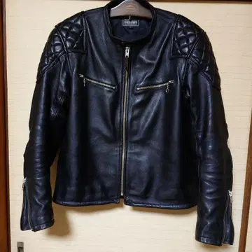 KADOYA 블랙 가죽 자켓 LL