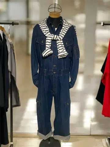 KEITA MARUYAMA 케이타 마루야마 데님 올인원 점프수트 M