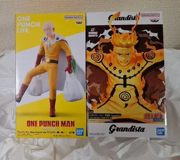 원펀맨 사이타마 & 나루토 Grandista 피규어 세트
