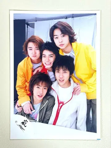 아라시 집합 공식 사진 2000년 퍼스트 콘서트 아라시 로고 5