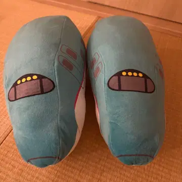 기차 봉제 인형 하야부사 2개 세트