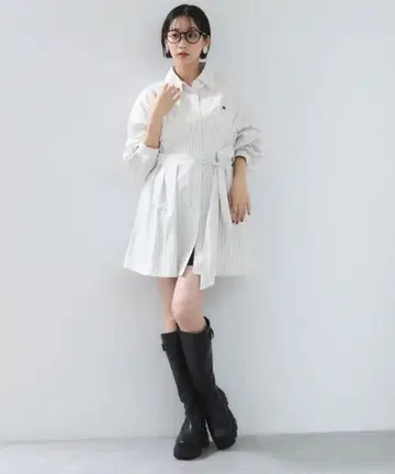 [ POLO BCS ] VIS 별주 허리 턱 플레어 원피스