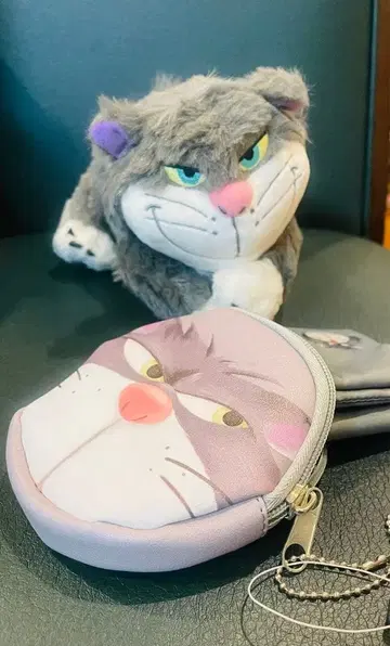 디즈니 신데렐라 루시퍼 펜 케이스 에코백 파우치 세트