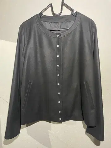 노카라 가죽 자켓