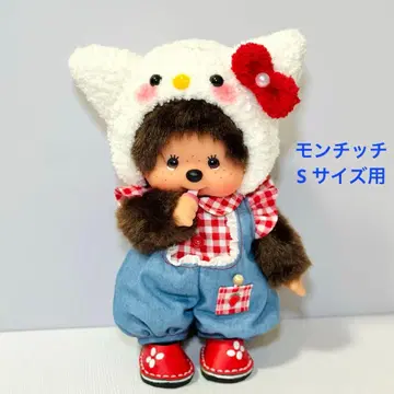 몽치치 S 사이즈용 데님 오버롤 4