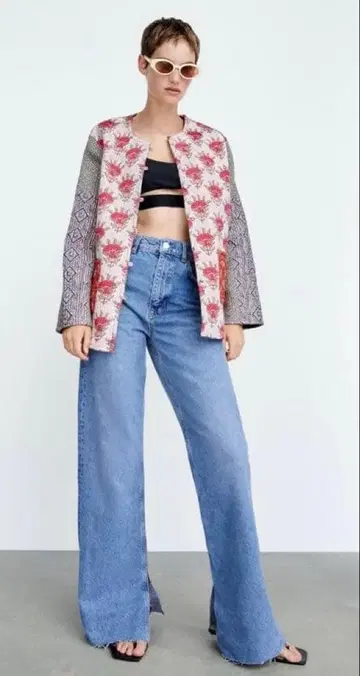 ZARA 리버서블 퀼팅 자켓