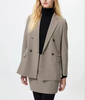 [ 미사용 새상품 ] 더블 자켓 35 BROWN 사이즈 L