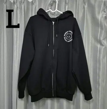 치이카와 시마무라 후드티 L 블랙