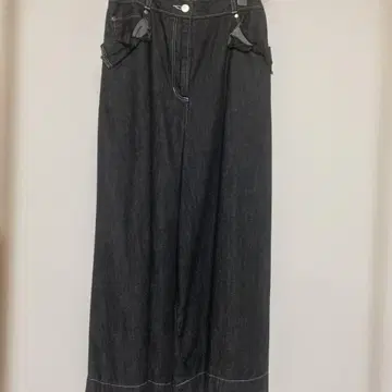 M'sGRACY 다크 데님 큐롯 스커트 새상품급 M