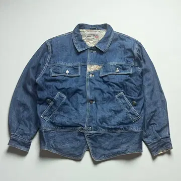 ANECDOTE HOMME 데님 자켓 안감 올 패턴 디자인 구제 의류 L