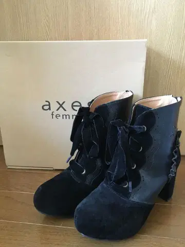 axee 블랙 부츠