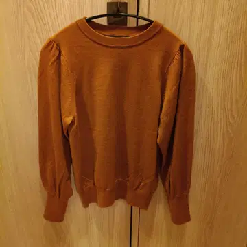 스픽 앤 스팬 [세탁 가능] 울 하이 게이지 소매 볼륨 니트