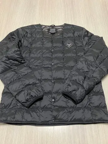 [ 한번만 사용 ] 타이온 Dessin 별주 크루넥 다운 자켓 블랙 L