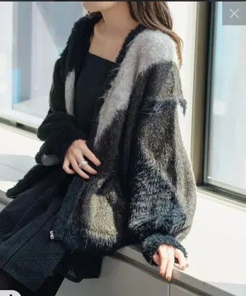 kastane 인터샤 니트 지퍼 블루종