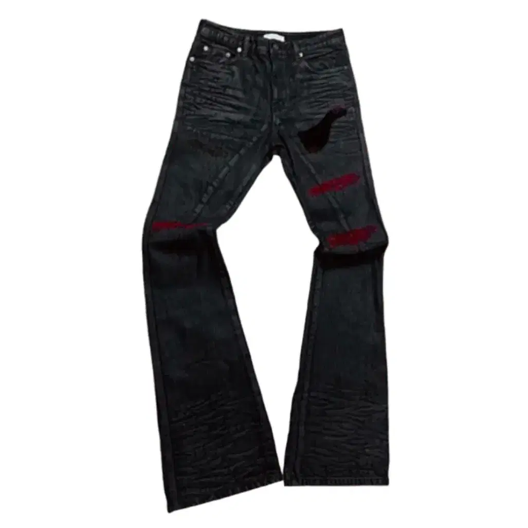 UNDERMYCAR | 언더마이카 Undermycar Wrinkled Indigo Wide Flare jin