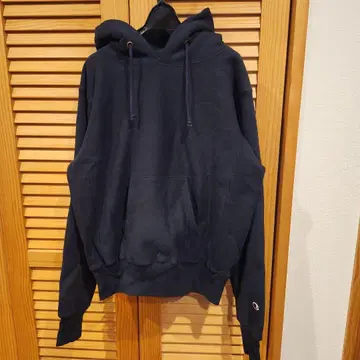 챔피언 후드티 후디 리버스 위브 네이비 빨간색 택 USA 제조