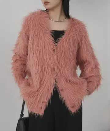 샤기 오버사이즈 가디건