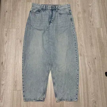 h&m 배럴 데님 배기