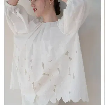 lace accent blouse