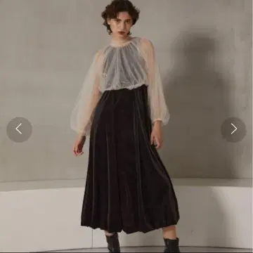 MIRO AMURETTE 벨로아 원피스