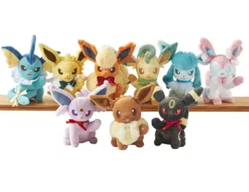 포켓몬 센터 봉제 인형 이브이 컬렉션 컴플리트 9종류