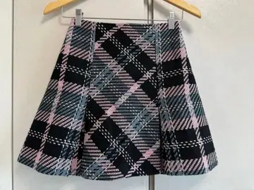 snidel 로빙 체크 미니 스커트