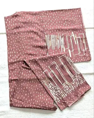 기하학 패턴 눈 풍경 츠케사게