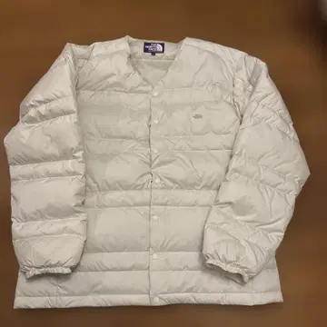 THE NORTH FACE 화이트 다운 자켓 L