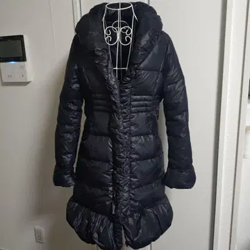 ofSTYLE 프릴 롱 다운 자켓