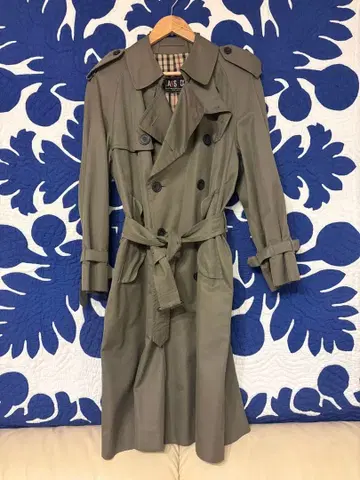 DAKS 닥스 롱 트렌치코트 더블 브레스트