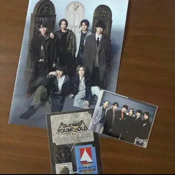 미사용 새상품 SixTONES [ YOUNG OLD ] 굿즈 세트