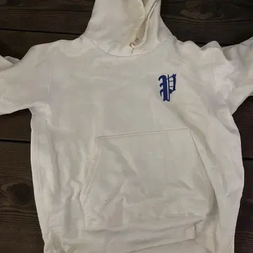 PHATRNK 화이트 후드티 M