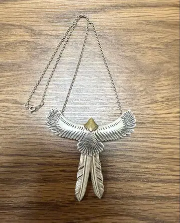 실버 이글 페더 목걸이 SV925