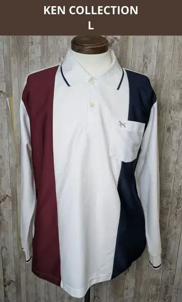 KEN COLLECTION 켄 컬렉션 피케 셔츠 긴팔 L