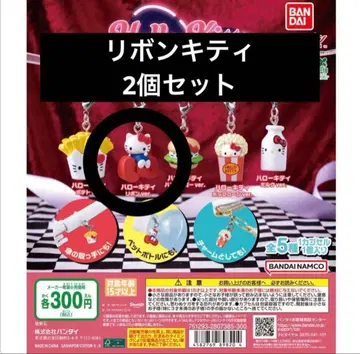 헬로키티 아메리칸 디자인 메지루시 액세서리 리본 ver.