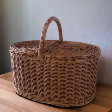 라탄 바스켓 빅 사이즈까지 완구 수납 캠핑 등
