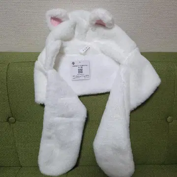 선착순 곰 귀 후드 부착 머플러