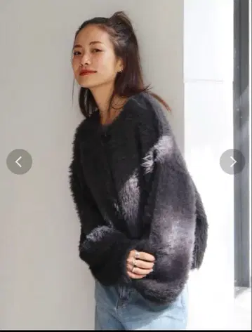 Ungrid 샤기 니트 가디건