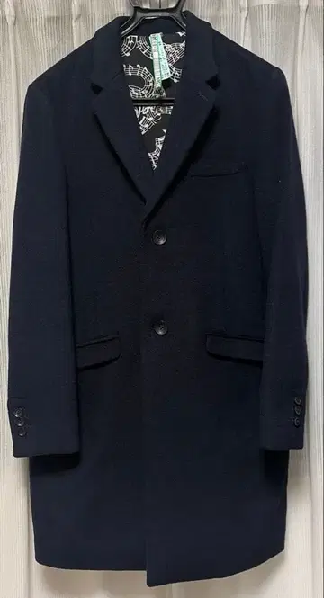 NUMBER (N)INE x STUDIOUS 숏 체스터 코트