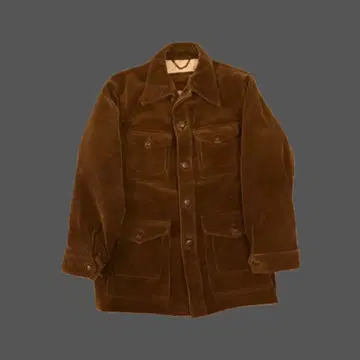 브라운 코듀로이 자켓 구제 의류 아우터