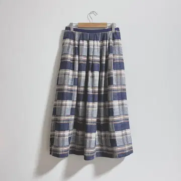 l'atelier du savon 넬 체크 개더 스커트